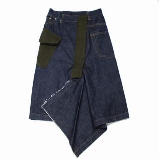 sacai サカイ 19AW Denim Skirt デニムスカート 1 インディゴ
