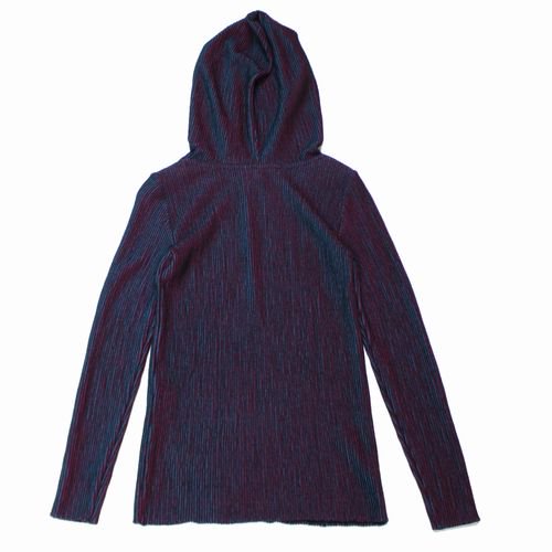 ISSEY MIYAKE イッセイミヤケ 17AW リブニット パーカー 2 レッド系 - ブランド古着買取・販売unstitchオンラインショップ