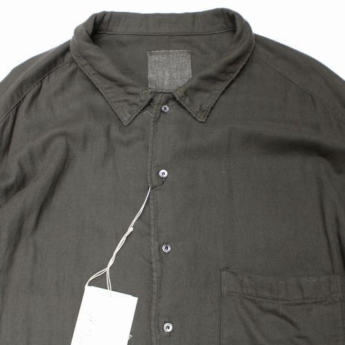 ANCELLM アンセルム 24SS DOUBLEGAUZE CRASH LS SHIRT ダブル