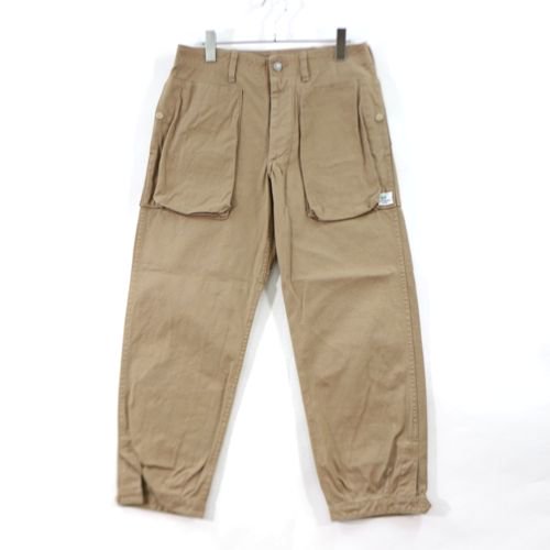 SASSAFRAS ササフラス Digs Crew Pants 4/5 ディグスクルーパンツ S ベージュ -  ブランド古着買取・販売unstitchオンラインショップ