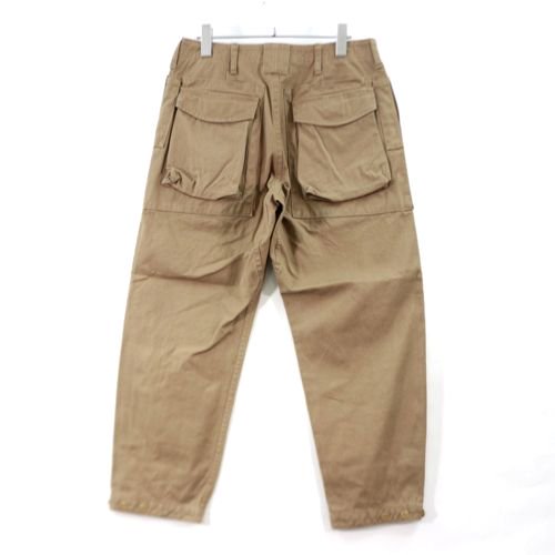 SASSAFRAS ササフラス Digs Crew Pants 4/5 ディグスクルーパンツ S ベージュ -  ブランド古着買取・販売unstitchオンラインショップ