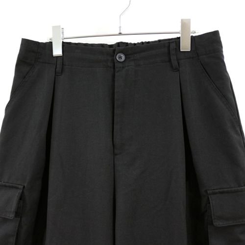 CLEL クレイル M-47Design TR Loose Parachute Pants M-47デザイン TRルーズ パラシュートパンツ ブラック  - ブランド古着買取・販売unstitchオンラインショップ