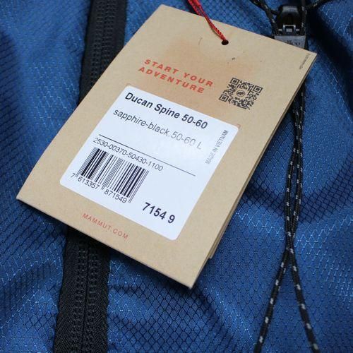 MAMMUT マムート Ducan Spine 50-60 ドゥカン スパイン