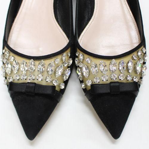 美品 miu miu ミュウミュウ パンプス 37 24cm エナメル パープル