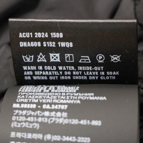 PRADA プラダ 中綿 ナイロン 52 ブラック - ブランド古着買取 PRADA プラダ 中綿 ナイロン 52 ブラック - ブランド古着買取