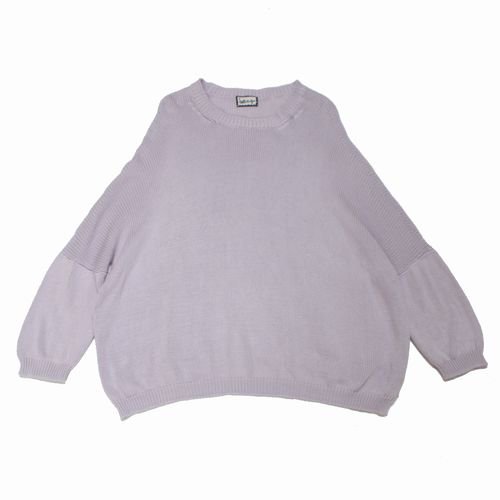 humoresque ユーモレスク 21SS cotton pullover コットンプルオーバー ニット パープル -  ブランド古着買取・販売unstitchオンラインショップ