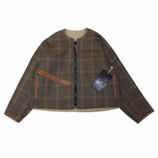 SUNSEA 󥷡 19AW REVERSIBLE CAMEL CHECK BLOUSON С֥ å ֥륾 3 ֥饦