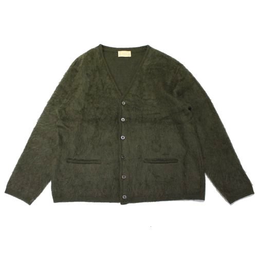 cantate カンタータ 22AW Stupid Shaggy Cardigan カーディガン 0 カーキ -  ブランド古着買取・販売unstitchオンラインショップ