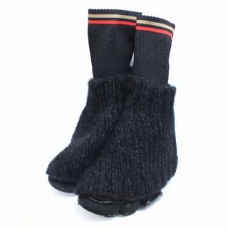 grounds ���饦�� 23AW MOOPIE 2LINE LONG LACE �֡��� 25cm �֥�å�