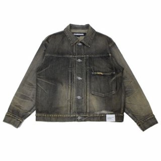 NEIGHBORHOOD ͥСեå 24AW SAVAGE DENIM TYPE-1JACKET ǥ˥ॸ㥱å S ֥å