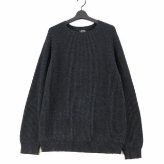 A.P.C. ڡ RIB MARL CREW KNIT ˥å M ͥӡ