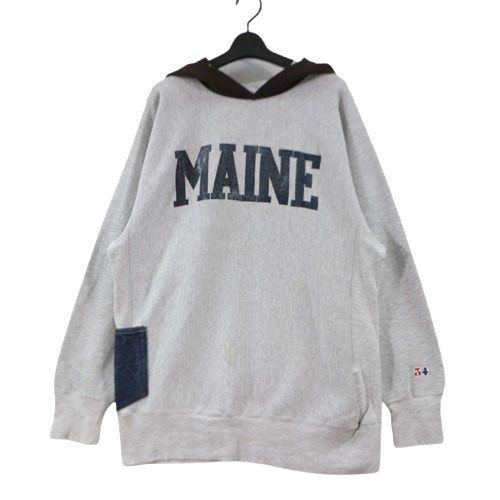 SUNSEA サンシー 21SS 第7のパーカー(CUSTOMIZED) グレー - ブランド