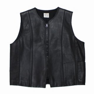 SUNSEA 󥷡20SS LEATHER VEST 쥶٥ 2 ֥å