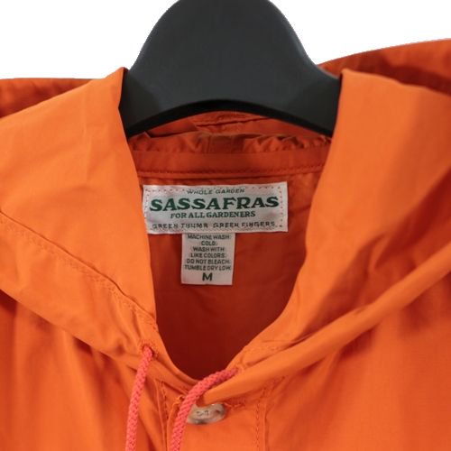 SASSAFRAS ササフラス 22SS Sprayer Shell Bud Half Nylon スプレイヤーシェルバドハーフ ジャケット M -  ブランド古着買取・販売unstitchオンラインショップ