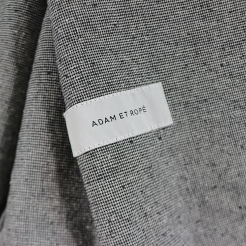 ADAM ET ROPE' アダムエロペ　グレー　ジャケット ADAM ET ROPE アダムエロペ 24SS コットン シルクネップ ルーズ