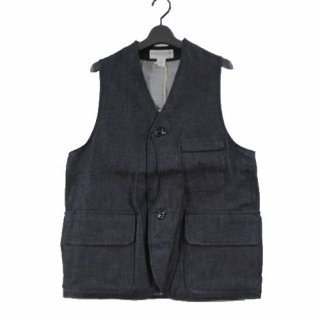 SASSAFRAS ե饹 GARDEN TOUGH VEST - 9oz Denim ǥ  ٥ ǥ˥ S ǥ