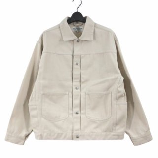 SASSAFRAS ե饹 22SS Gardeners Jacket T/C Satin ǥʡ㥱å S ܥ꡼