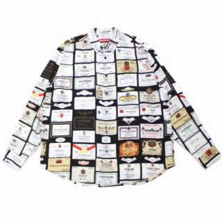 Supreme ץ꡼ 24AW Label Shirt ٥륷 L ۥ磻