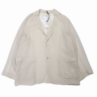 AURALEE ꡼ 23SS WOOL RECYCLE POLYESTER LENO SHEER JACKET 㥱å 0 ܥ꡼