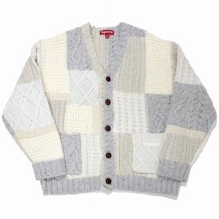 Supreme ץ꡼ 23AW Patchwork Cable Knit Cardigan  ѥå֥˥åȥǥ M