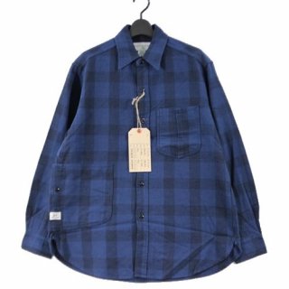 SASSAFRAS ե饹 23SS Diggin Shirt - C/L Check  S ֥롼