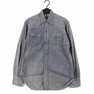 WAREHOUSE ϥ 22SS 3038 HICKORY STRIPE WESTERN SHIRTS 40 ǥ ۥ磻