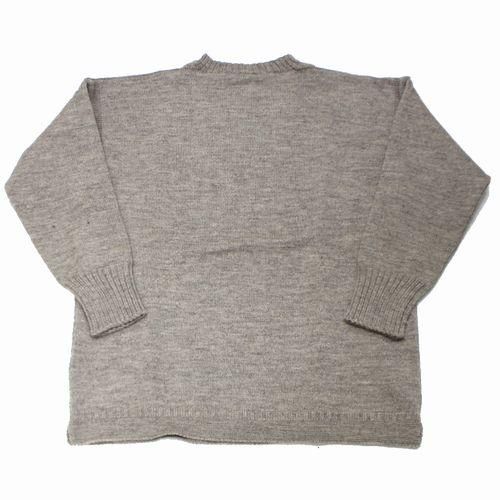 LeTricoteur ルトリコチュール GUERNSEY SWEATER ガンジーセーター ビッグサイズ 50 ベージュ -  ブランド古着買取・販売unstitchオンラインショップ