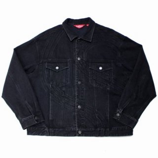 Supreme ץ꡼ 24SS S Logo Denim Trucker Jacket ǥ˥ॸ㥱å L ֥å