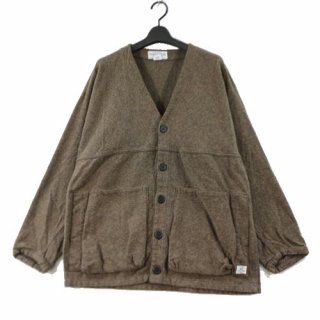 SASSAFRAS ե饹 23AW Digs Crew Carde Jacket - Tweedy Cotton ǥ 㥱å XL 