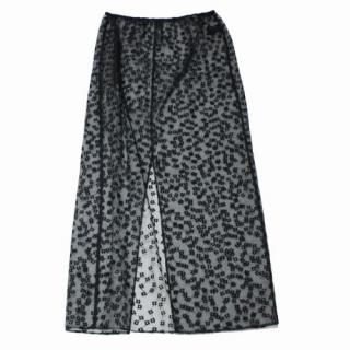 LOEFF ロエフ 24SS クローバーエンブロイダリースカート シアー