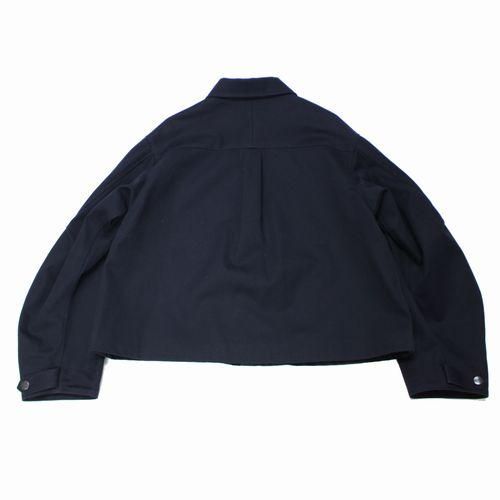 oblada OFFICER JACKET 美品 Oblada オブラダ OFFICER JACKET オフィサージャケット ネイビー