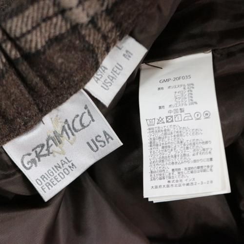 GRAMICCI グラミチ 20AW WOOL BLEND ST-PANTS チェックパンツ L