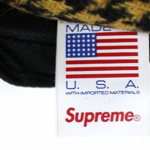 Supreme シュプリーム 23AW Houndstooth Wool Camp Cap ハウンド