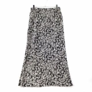 Plage プラージュ 21SS rustic flower スカート 36 ブラック
