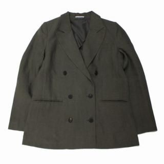 美品✨Deuxieme Classe アサダブルジャケット サイズ38 カーキ 美品✨Deuxieme Classe アサダブルジャケット サイズ38 カーキ