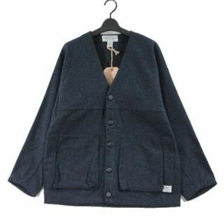 SASSAFRAS ե饹 23AW Digs Crew Carde Jacket - Tweedy Cotton ǥ 㥱å S ͥӡ