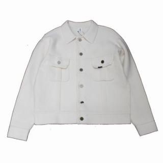 ジャケット・アウター MEIAS WHITE DENIM KNIT JAKET 24SS Z Supply: All Day Cropped Knit Denim Jacket -Off White – B