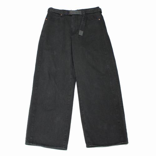 【在庫あり】 Sacai サカイ ブラック 1 デニムパンツ Pants Denim 25SS パンツ