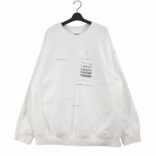 TAKAHIROMIYASHITA TheSoloist. ҥߥ䥷   21AW oversized geometric morse crew neck sweatshirt