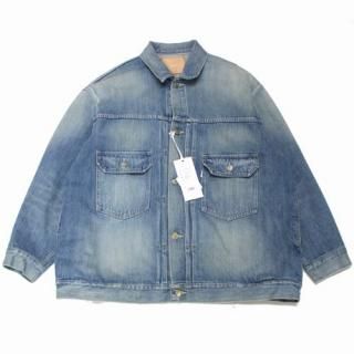 Graphpaper եڡѡ 23AW SELVAGE DENIM JACKET LIGHT FADE ǥ˥ॸ㥱å 1 ֥롼