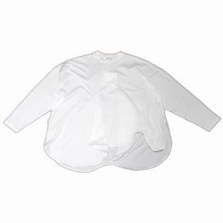 ENFOLD ե 25SSASYMMETRY DRAPE LONG SLEEVE TEE ԥŷ ɥ졼ץT  38 ۥ磻