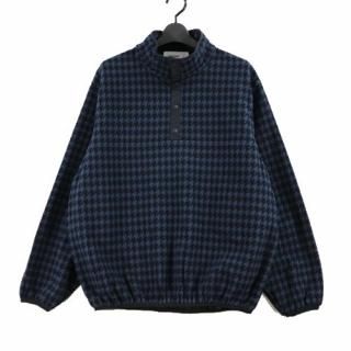 everyone ֥ 23AW  houndstooth snap pullover fleeceե꡼㥱å M ͥӡ