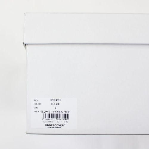 UNDERCOVER エナメルレザー センタージップシューズ UNDERCOVER アンダーカバー 25SS エナメルレザー センターZIP シューズ
