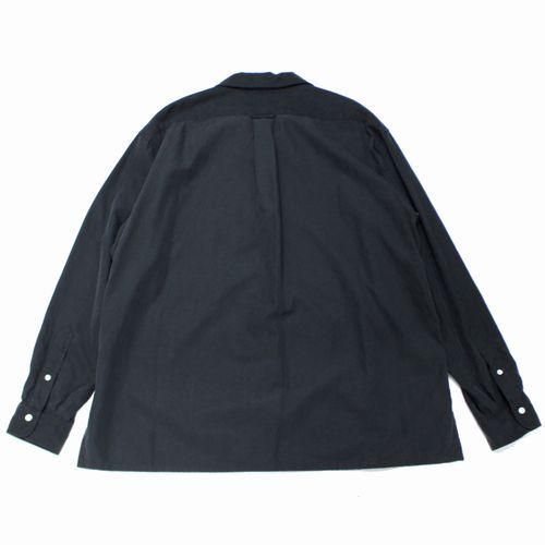 A.PRESSE アプレッセ 25SS Silk Cotton Open Collar L/S Shirt