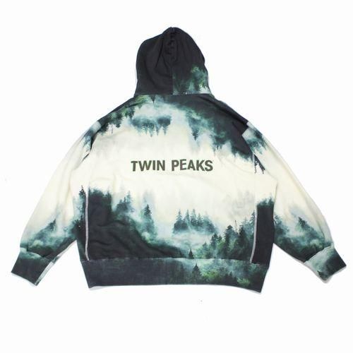 UNDERCOVER アンダーカバー 24AW WOODS総柄脇リブフーディー