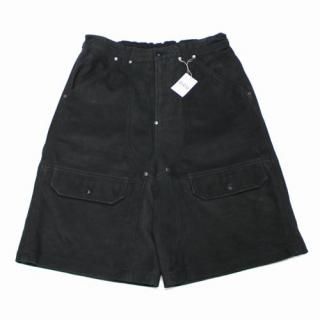 CCU 桼  25SS WORK SHORTS - COW NUBUCK 硼 ̥Хå 硼ȥѥ 2 ֥å