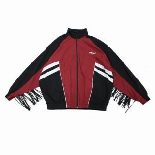Martinerose ޡƥ 23AW FRINGE TRACK JACKET ե󥸥ȥå㥱å S 󥸡ߥ֥å