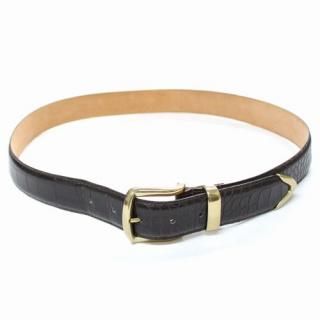NOAH Υ 23SS Croc Embossed Metal Tip Belt   ᥿å ٥ 32 ֥饦