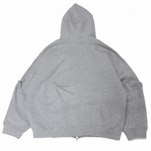 ssstein シュタイン 25SS COTTON DOUBLE KNIT TUCKED ZIP HOODY
