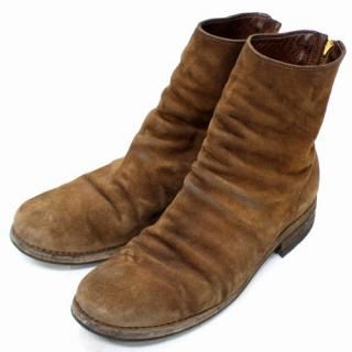 UNDERCOVER  GUIDI 22SS 986 HORSE LEATHER BACK ZIP BOOTS ۡ쥶Хååץ֡ 43 ֥饦